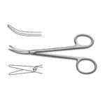 Lateral Strong Curved Nasal Scissors, 4-5/8" (11.5 cm) | NJ Medical Instruments