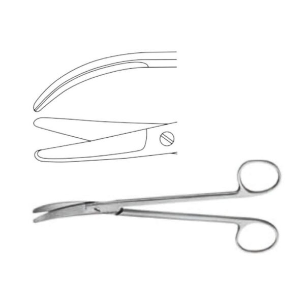 Joseph Nasal Scissors Blunt Supercut Serrated | NJ Medical Instruments