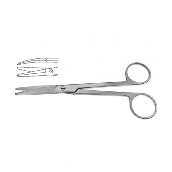 Aufricht Dissecting Scissors triangular blades | NJ Medical Instruments