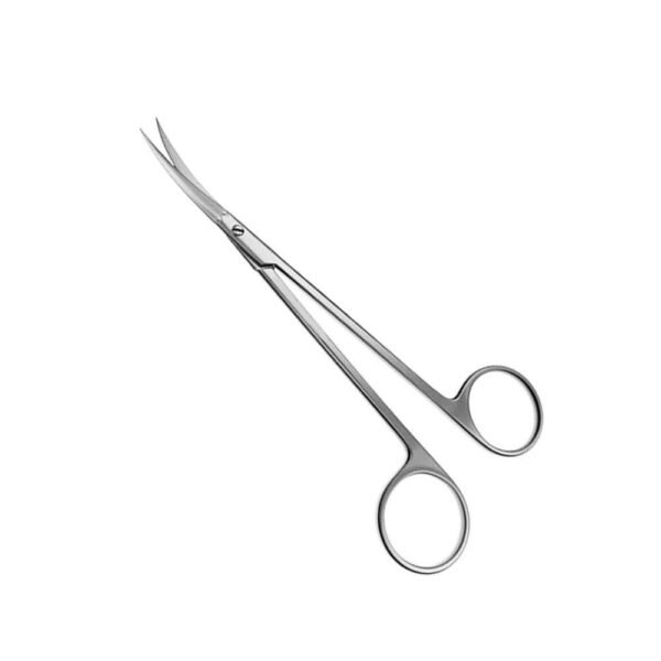 Goldman Nasal Scissors Saber Back Semi sharp outer edges curved | NJ Medical Instruments