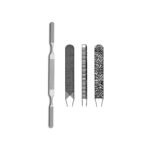 Kleinert-Kutz Rasp Double-Ended Convex - Fine & Coarse Teeth | NJ Medical Instruments