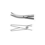Lateral Strong Curved Nasal Scissors, 4-5/8" (11.5 cm) | NJ Medical Instruments