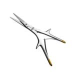 Gorney Turbinate Nasal Scissors, Angled, Serrated - Tungsten Carbide | NJ Medical Instruments