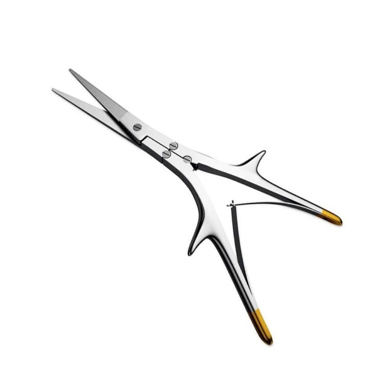 Gorney Turbinate Nasal Scissors, Angled, Serrated - Tungsten Carbide