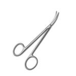 Lateral Strong Curved Nasal Scissors, 4-5/8" (11.5 cm) | NJ Medical Instruments