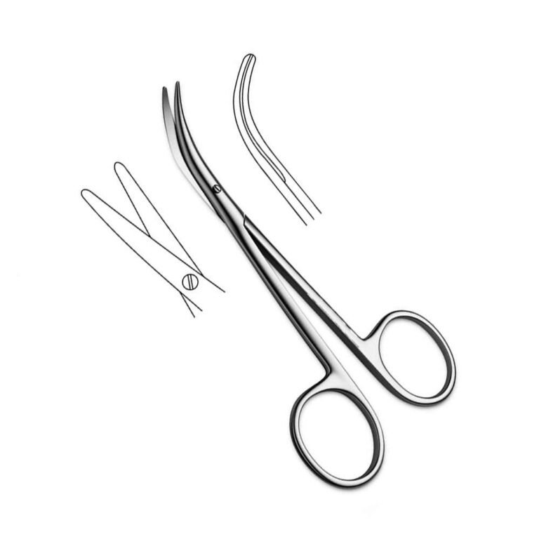 Foeman Lower Lateral Cartilage Scissors Strongly Curved