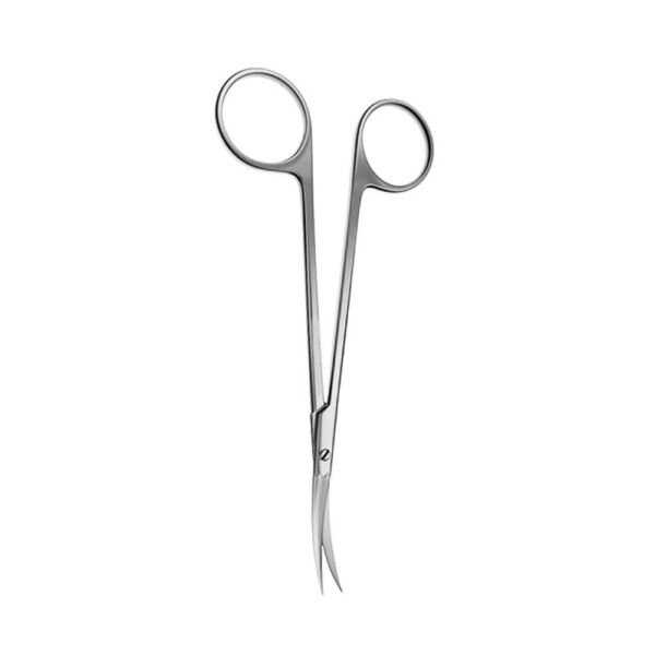 Goldman Nasal Scissors Saber Back Semi sharp outer edges curved | NJ Medical Instruments