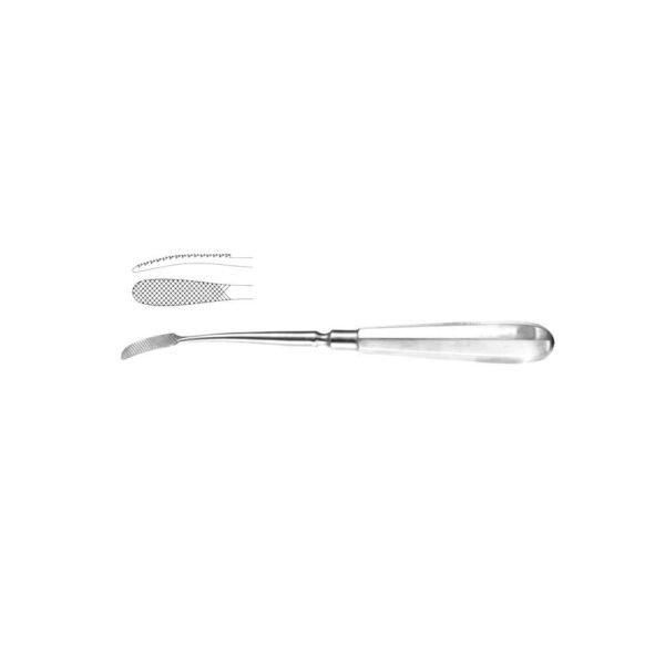 Reidy Nasal Rasp - Curved Cross Cut Serrations | NJ Medical Instruments