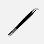 Iris Curved European Non-Stick Bipolar Forceps – 10.8 cm, 1 mm Tip