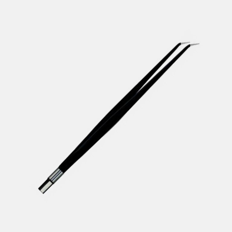 Straight (Angled Down) European Non-Stick Bipolar Forceps