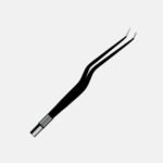 Bayonet (Angled Up) European Non-Stick Bipolar Forceps