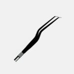 Bayonet (Angled Down) European Non-Stick Bipolar Forceps