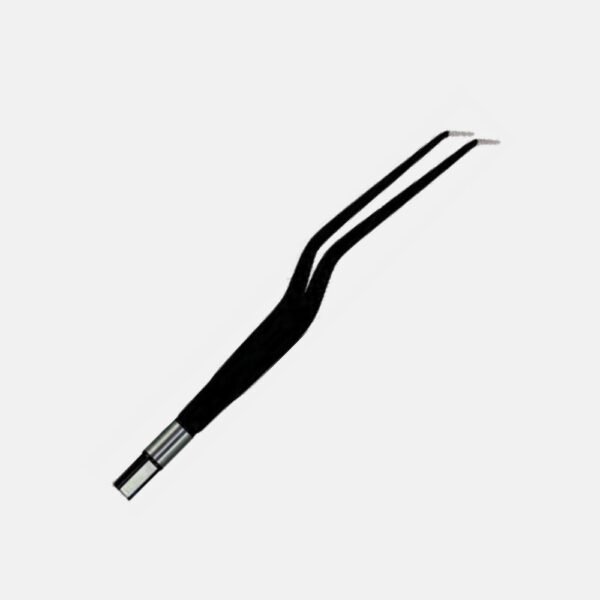 Bayonet (Angled Down) European Non-Stick Bipolar Forceps | NJ Medical Instruments
