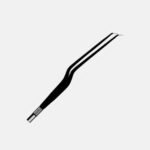 Bayonet (Angled Down) European Non-Stick Bipolar Forceps