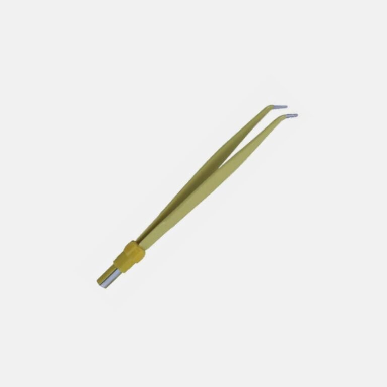Straight Forceps (Angled Down) Single Use USA 2 Pin Bipolar Forceps