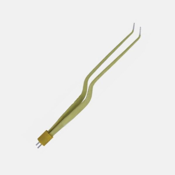 Jansen Bayonet (Angled Up) Single Use USA 2 Pin Bipolar Forceps | NJ Medical Instruments