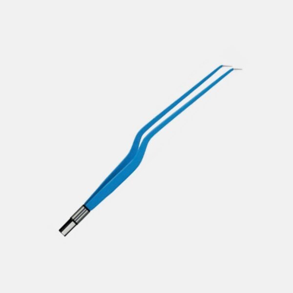 Bayonet (Angled Down) European Bipolar Forceps | NJ Medical Instruments