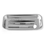 Dental Metal Trays Stainless Steel Medical Lab Instrument Tools Trays Single Pisce 8.85" x 4.64" x 0.79" | NJ Medical Instruments