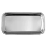 Dental Metal Trays Stainless Steel Medical Lab Instrument Tools Trays Single Pisce 8.85" x 4.64" x 0.79" | NJ Medical Instruments