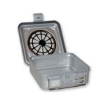 CONTAINER WITH FILTER small h 100 mm grey | NJ Medical Instruments CONTAINER WITH FILTER small h 100 mm grey | NJ Medical Instruments
