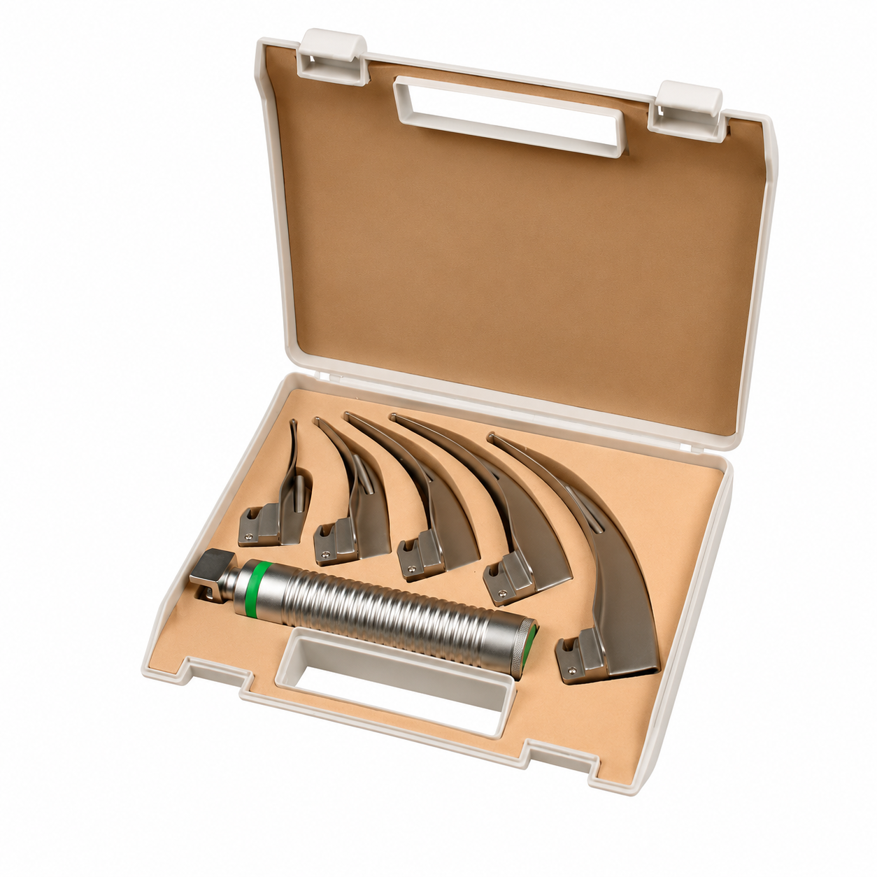Reusable Fiber Optic Laryngoscope Macintosh (Set of 5 Blades) | NJ Medical Instruments Reusable Fiber Optic Laryngoscope Macintosh (Set of 5 Blades) | NJ Medical Instruments