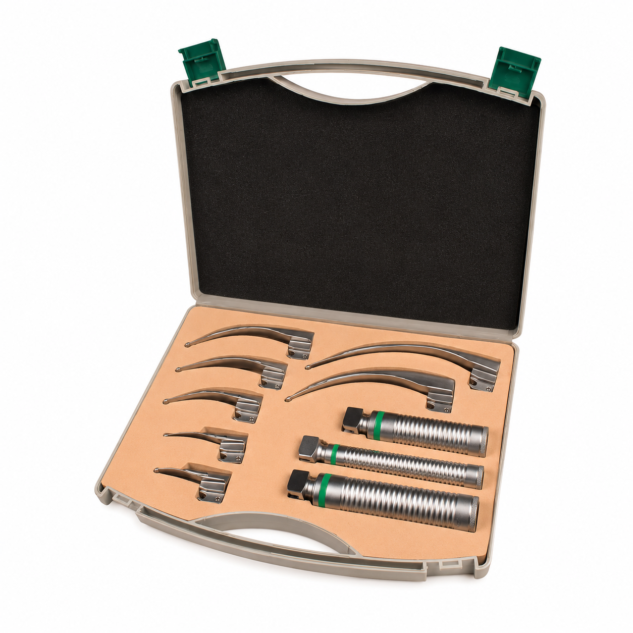 Reusable Fiber Optic Laryngoscope Macintosh (Set of 7 Blades) | NJ Medical Instruments Reusable Fiber Optic Laryngoscope Macintosh (Set of 7 Blades) | NJ Medical Instruments