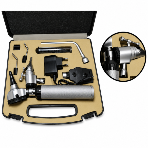 Stainless Steel Opthalmoscope ENT Diagnostic Complete Set  | NJ Medical Instruments