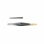 Castroviejo suturing forceps - Delicate Tungsten Carbide 1x2 Teeth