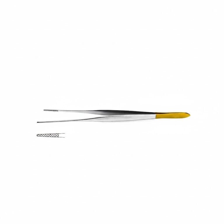 Cushing Thumb Forceps - Delicate Tungsten Carbide Serrated