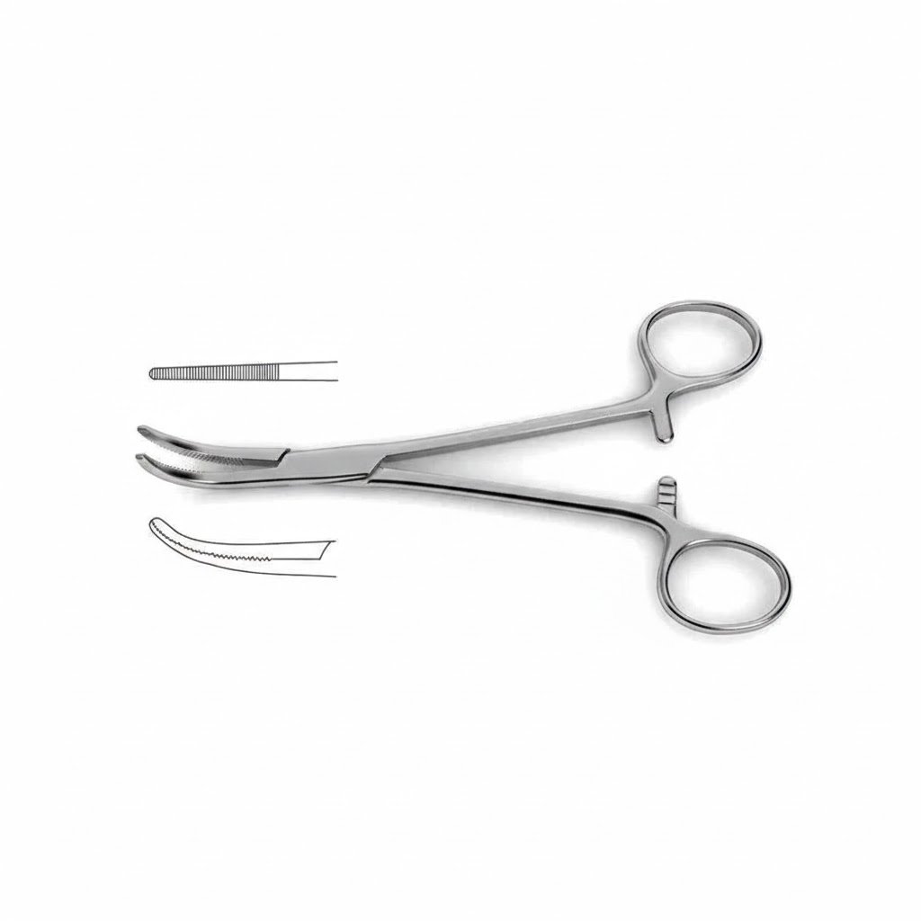 Dandy Scalp Forceps - Curved to side | NJ Medical Instruments Dandy Scalp Forceps - Curved to side | NJ Medical Instruments