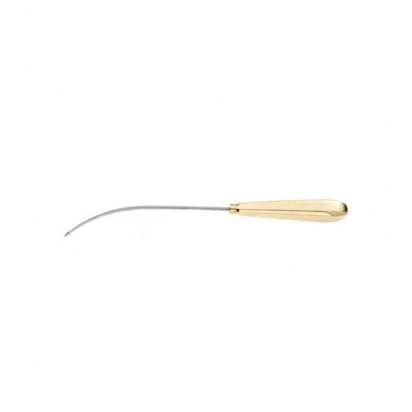 Daniel Endoscopic Forehead Nerve Dissector, Half Curved, 9-1/4" 23.5 cm | NJ Medical Instruments