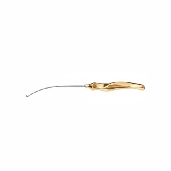Daniel Endoscopic Forehead Nerve Hook, Curved Right, 9-1/4" 23.5 cm | NJ Medical Instruments