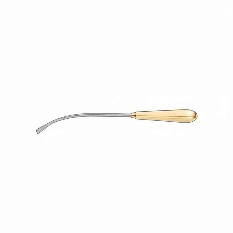 Daniel Endoscopic Forehead Scalp Elevator, Half Curved, 9-1/4" 23.5 cm