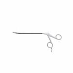 Daniel Endoscopic Forehead Scissors, Curved, Straight Blade, 6" 15 cm