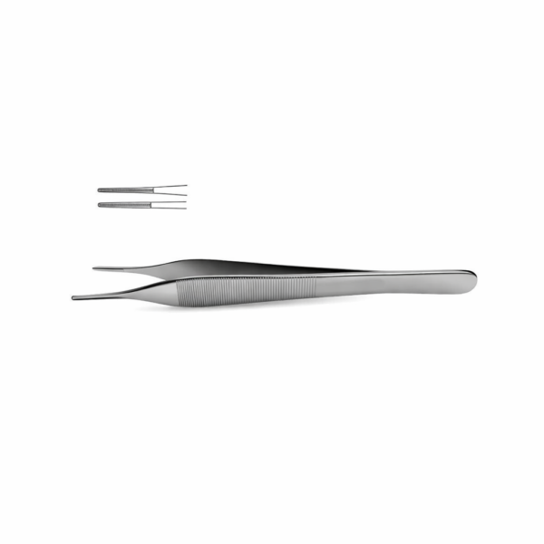 Adson Debakey Dressing Forceps - Atraumatic 1.5 mm tips | NJ Medical Instruments