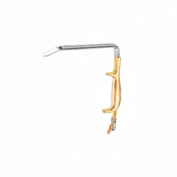 Epstein Lighted Breast Retractor, Fiber Optics & Suction, Spatulated Working | NJ Medical Instruments End with Teeth