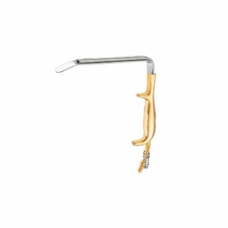Epstein Lighted Breast Retractor, Fiber Optics & Suction, Spatulated Working