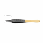 Adson Tissue Forceps - Tungsten Carbide Serrated 1x2 Teeth | NJ Medical Instruments