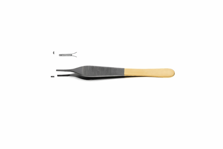 Adson Tissue Forceps - Tungsten Carbide Serrated 1x2 Teeth | NJ Medical Instruments