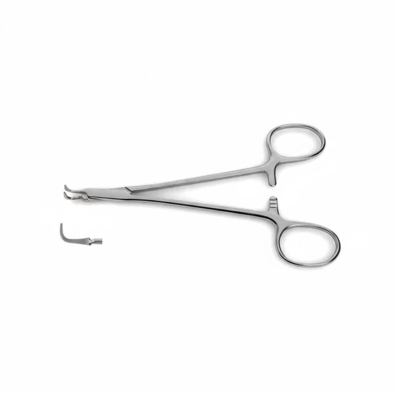 Forceps horizontal serrations - 90 degree, Fine Tips