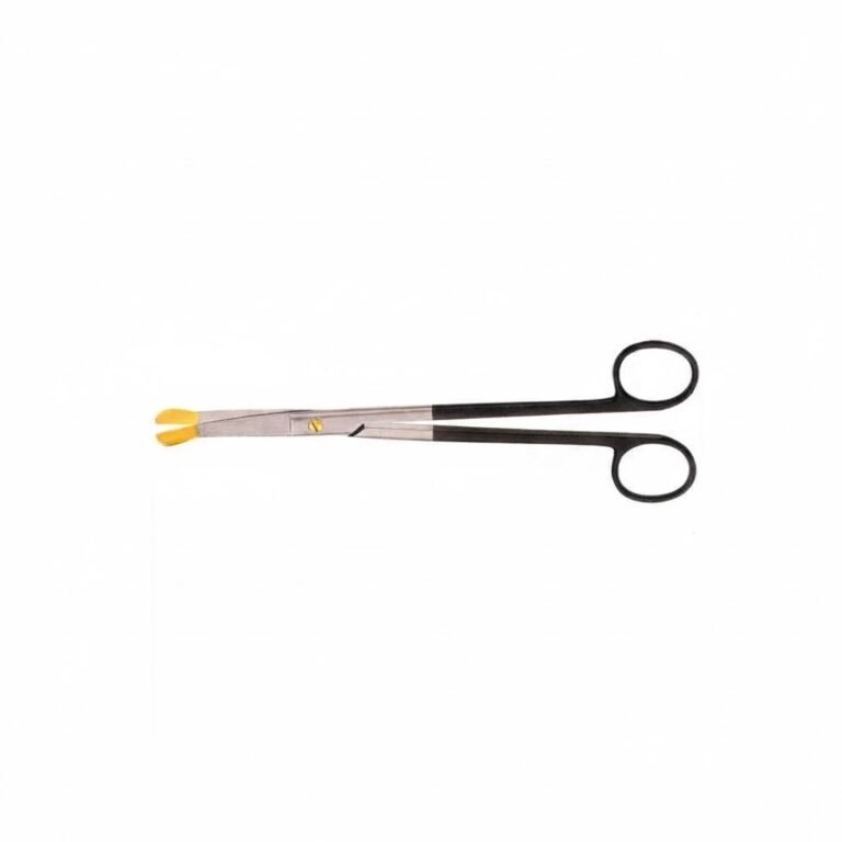 Gold Tip Scissors - Curved Slight Bevel on Shank - Supercut Tungsten Carbide