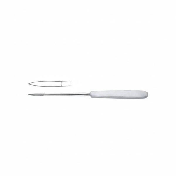 Halle Brain Knife, 20cm "8 Inches, Flat Handle, Stainless Steel | NJ Medical Instruments