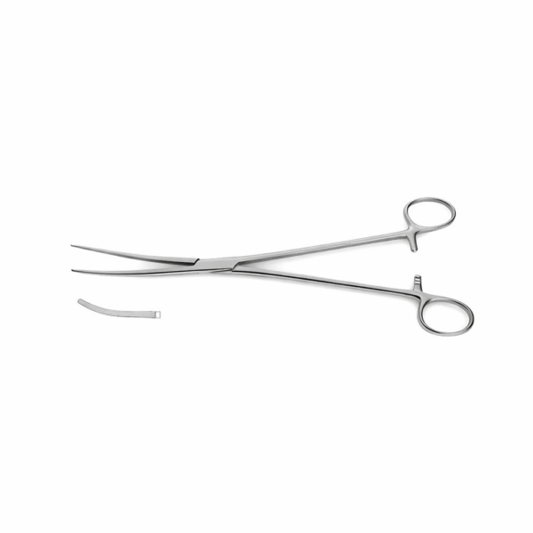 Harrington Artery Forceps - Longitudinal serrations, curved | NJ Medical Instruments