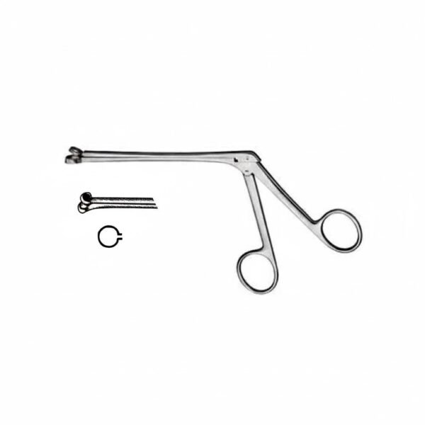 Hartmann Nasal Cutting Forceps - Round Jaws W/ Through-Cutting Punch | NJ Medical Instruments