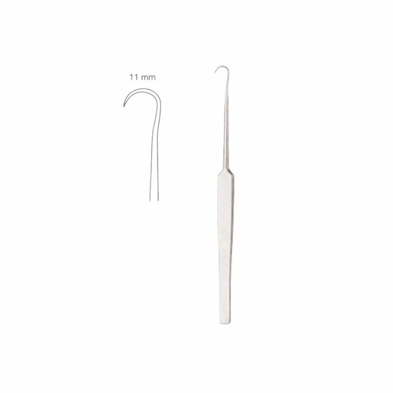 Hook Retractor, 16.5cm, Single Prong, Sharp, Stainless Steel