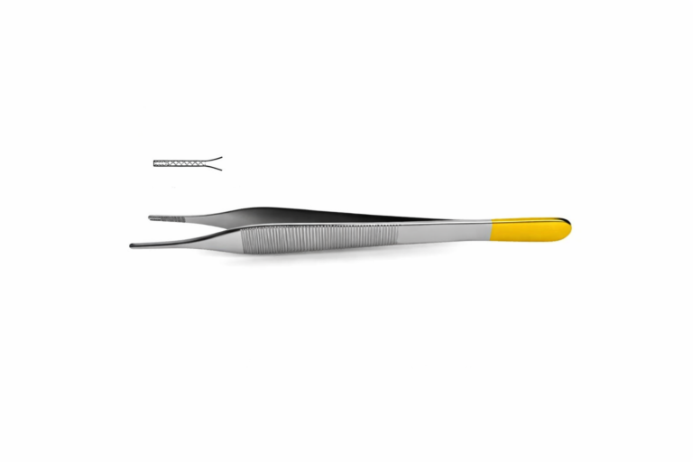 Adson-Brown Tissue Forceps - Tungsten Carbide Serrated 7x7 Teeth