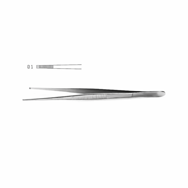 Adlerkreutz Tissue Forceps - Narrow Jaws 2x3 Teeth | NJ Medical Instruments