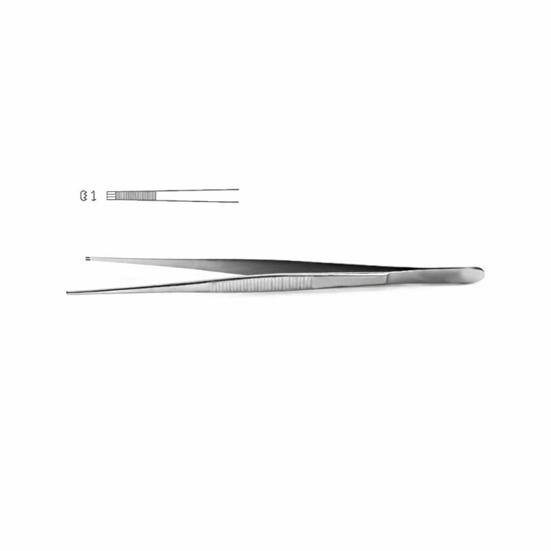 Adlerkreutz Tissue Forceps - Narrow Jaws 2x3 Teeth | NJ Medical Instruments