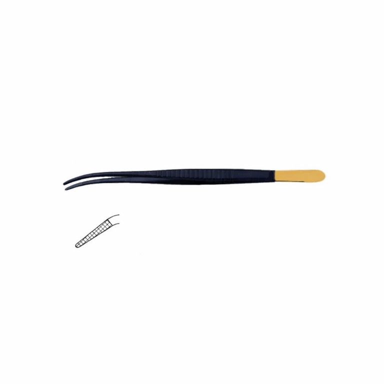 Maxwell Insulated Forceps Dressing Forceps - Tungsten Carbide Serrated