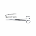 McIndoe Rhinoplasty Scissors - straight, outer edges semi-sharp, serrated